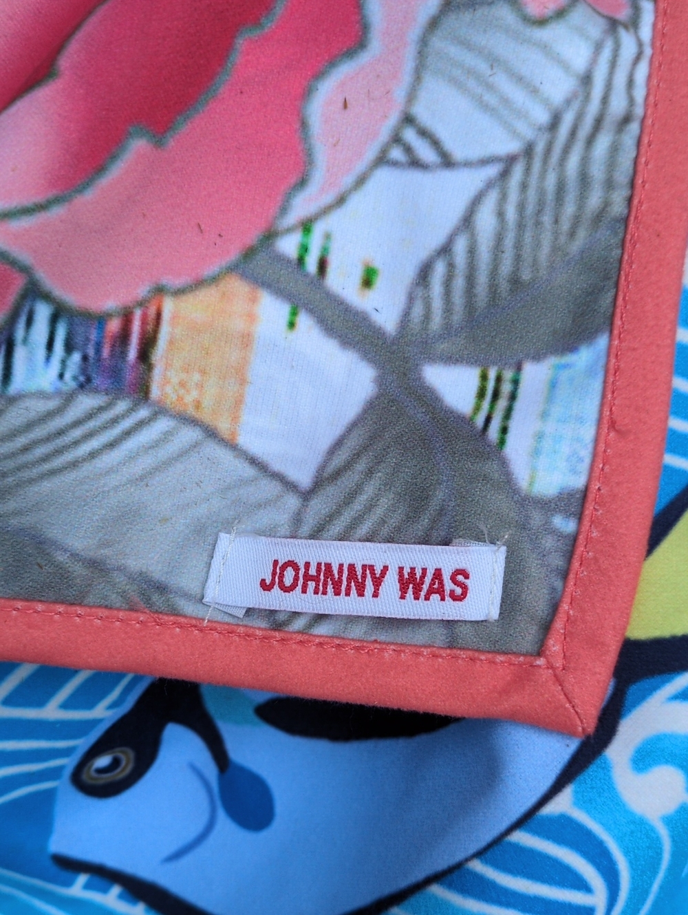 Johnny Was Pearce Wave Beach Towel And Bag - Picture 7 of 11